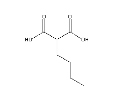 丁基丙二酸结构式_534-59-8结构式