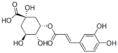 [1S-(1alpha,3beta,4beta,5alpha)]-3-[[3-(3,4-二羟基苯基)-1-氧代烯丙基]氧基]-1,4,5-三羟基环己烷羧酸结构式_534-61-2结构式