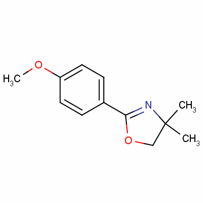 2-(4-Methoxyphenyl)-4,4-dimethyl-4,5-dihydro-1,3-oxazole Structure,53416-46-9Structure