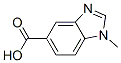 1-甲基-1H-苯并咪唑-5-羧酸结构式_53484-17-6结构式