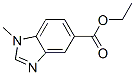 1-甲基-1H-苯并咪唑-5-羧酸乙酯结构式_53484-19-8结构式