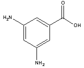 3,5-二氨基苯甲酸结构式_535-87-5结构式