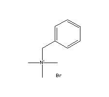 苄基三甲基溴化铵结构式_5350-41-4结构式