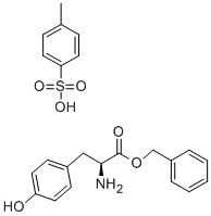 L-酪氨酸苄酯对甲苯磺酸盐结构式_53587-11-4结构式