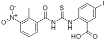 5-碘-2-[[[(2-甲基-3-硝基苯甲酰基)氨基]硫氧代甲基]氨基]-苯甲酸结构式_535938-13-7结构式
