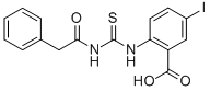 5-碘-2-[[[(苯基乙酰基)氨基]硫氧代甲基]氨基]-苯甲酸结构式_535938-31-9结构式