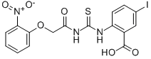5-碘-2-[[[[(2-硝基苯氧基)乙酰基]氨基]硫氧代甲基]氨基]-苯甲酸结构式_535954-70-2结构式