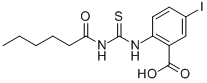 5-碘-2-[[[(1-氧代己基)氨基]硫氧代甲基]氨基]-苯甲酸结构式_535957-50-7结构式