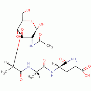 佐剂肽结构式_53678-77-6结构式