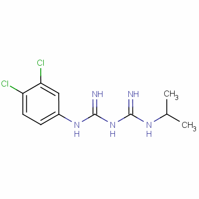 氯丙胍结构式_537-21-3结构式