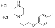 1-(3-(4-氟苯氧基)-丙基)-哌嗪双盐酸盐结构式_537037-78-8结构式