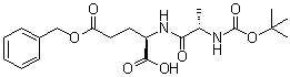 N-[n-[(1,1-二甲基乙氧基)羰基]-l-丙氨酰基]-d-谷氨酸 5-(苯基甲基)酯结构式_53759-36-7结构式