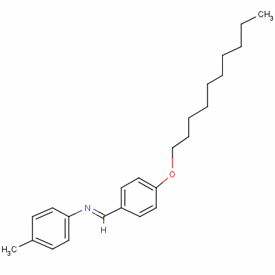 4-癸氧基亚苄基对甲苯胺结构式_53764-62-8结构式