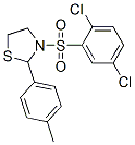 (9CI)-3-[(2,5-二氯苯基)磺酰基]-2-(4-甲基苯基)-噻唑烷结构式_537678-13-0结构式