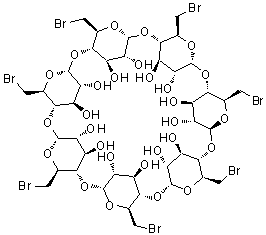 Heptakis-6-bromo-6-deoxy-beta-cyclodextrin Structure,53784-83-1Structure
