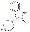 4-(2-酮-3-甲基-1-苯并咪唑基)哌啶结构式_53786-10-0结构式
