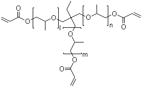 丙氧基化三羟甲基丙烷三丙烯酸酯结构式_53879-54-2结构式