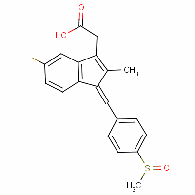 舒林酸相关物质A结构式_53933-60-1结构式