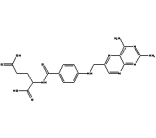 氨基蝶呤结构式_54-62-6结构式