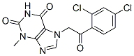 7-[2-(2,4-二氯苯基)-2-氧代乙基]-3,7-二氢-3-甲基-1H-嘌呤-2,6-二酮结构式_540772-07-4结构式