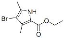 4-溴-3,5-二甲基-1H-吡咯-2-羧酸乙酯结构式_5408-07-1结构式