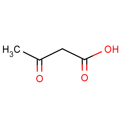 3-氧丁酸结构式_541-50-4结构式