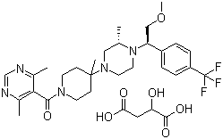 Vicriviroc malate结构式_541503-81-5结构式
