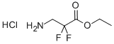 2,2-二氟-3-氨基丙酸乙酯盐酸盐结构式_541547-37-9结构式