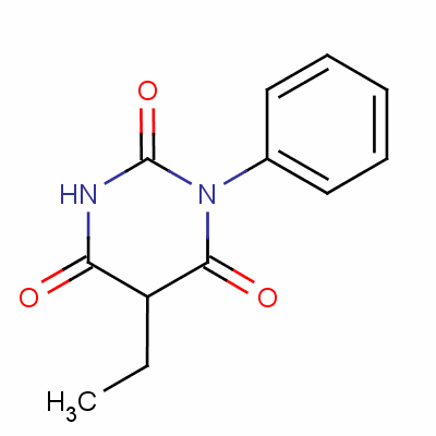 5-乙基-1-苯基-嘧啶-2,4,6-三酮结构式_5419-00-1结构式