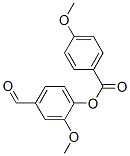 4-甲氧基苯甲酸-4-甲酰基-2-甲氧基苯酯结构式_5420-38-2结构式
