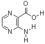 3-氨基吡嗪-2-羧酸结构式_5424-01-1结构式