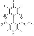 1,4-二氢-2,6-二甲基-4-(五氟苯基)-3,5-吡啶二羧酸二乙酯结构式_54280-71-6结构式