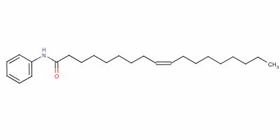 N-苯基-9Z-十八碳烯酰胺结构式_5429-85-6结构式