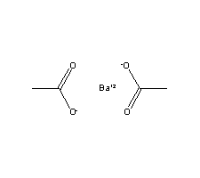 乙酸钡结构式_543-80-6结构式