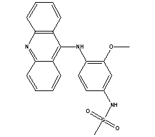 盐酸胺苯吖啶结构式_54301-15-4结构式