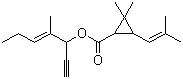 右旋反式炔戊菊酯结构式_54406-48-3结构式
