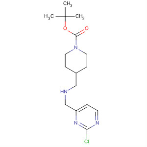 4-(((2-氯嘧啶-4-基)(甲基)氨基)甲基)哌啶-1-羧酸叔丁酯结构式_544696-02-8结构式