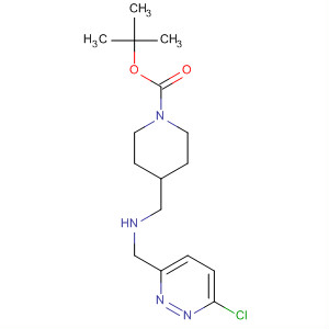 4-(((6-氯吡嗪-3-基)(甲基)氨基)甲基)哌啶-1-羧酸叔丁酯结构式_544696-25-5结构式