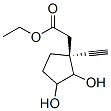 (1s)-(9ci)-1-乙炔-2,3-二羟基-环戊烷乙酸乙酯结构式_545363-19-7结构式