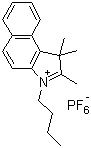 3-丁基-1,1,2-三甲基-1H-苯并[E]吲哚六氟磷酸盐结构式_545387-09-5结构式