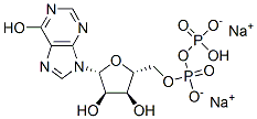 肌苷-5-二磷酸二钠盐结构式_54735-61-4结构式