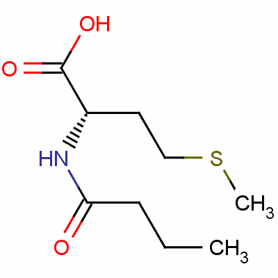 n(1-氧代丁基-l-蛋氨酸结构式_54746-52-0结构式