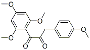 3-(4-甲氧基苯基)-1-(2,4,6-三甲氧基苯基)-1,2-丙二酮结构式_54764-73-7结构式