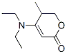 4-(Diethylamino)-5,6-dihydro-5-methyl-2h-pyran-2-one Structure,54774-87-7Structure