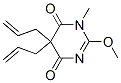 2-甲氧基-1-甲基-5,5-二(2-丙烯基)嘧啶-4,6(1h,5h)-二酮结构式_54833-17-9结构式