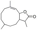 (10Z)-3,6,10-三甲基-3A,4,5,6,7,8,9,11A-八氢环癸并[b]呋喃-2(3H)-酮结构式_54833-40-8结构式