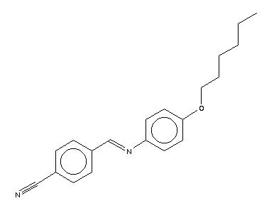 N-(对氰基亚苄基)-对己氧基苯胺结构式_54842-56-7结构式