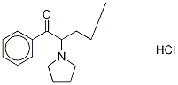 α-pyrrolidinopentiphenone (hydrochloride) Structure,5485-65-4Structure