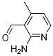 2-氨基-4-甲基-3-吡啶羧醛结构式_54856-60-9结构式