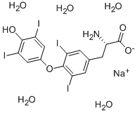 左旋甲状腺素钠结构式_55-03-8结构式